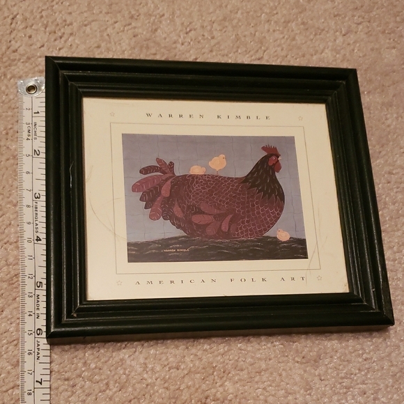 Warren Kimble Animal Folk Art Framed Prints - Set of 4 - Picture 5 of 7